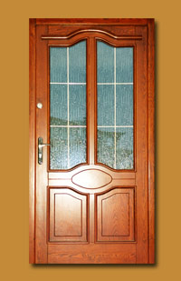 Drzwi drewniane zewnętrzne DZ-6